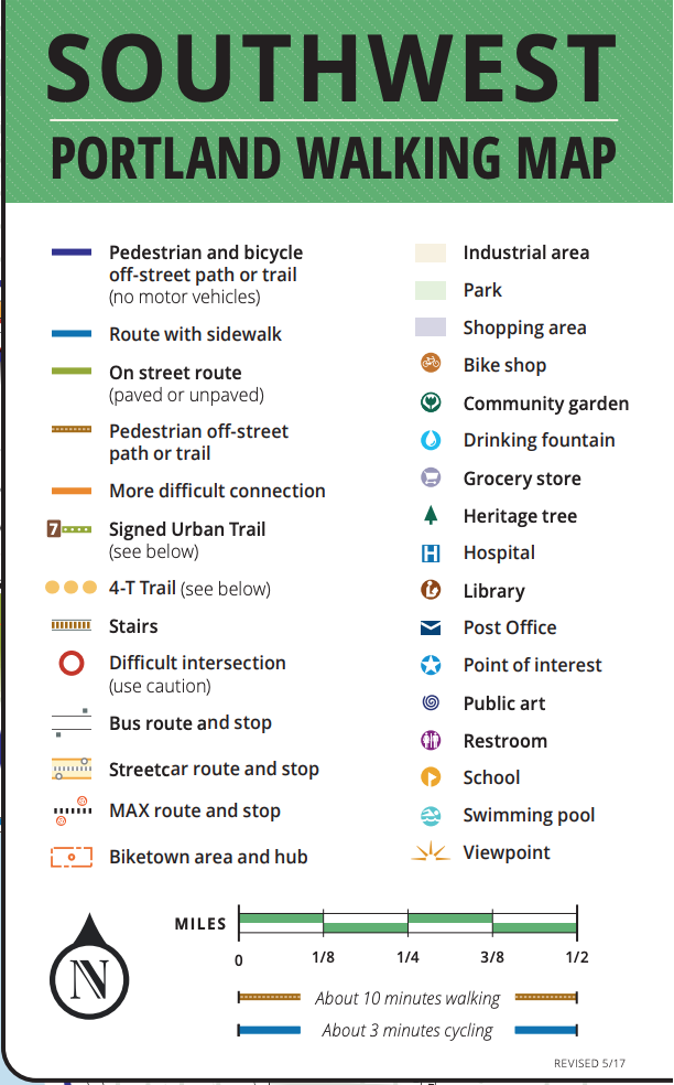 SW PDX Walking Map