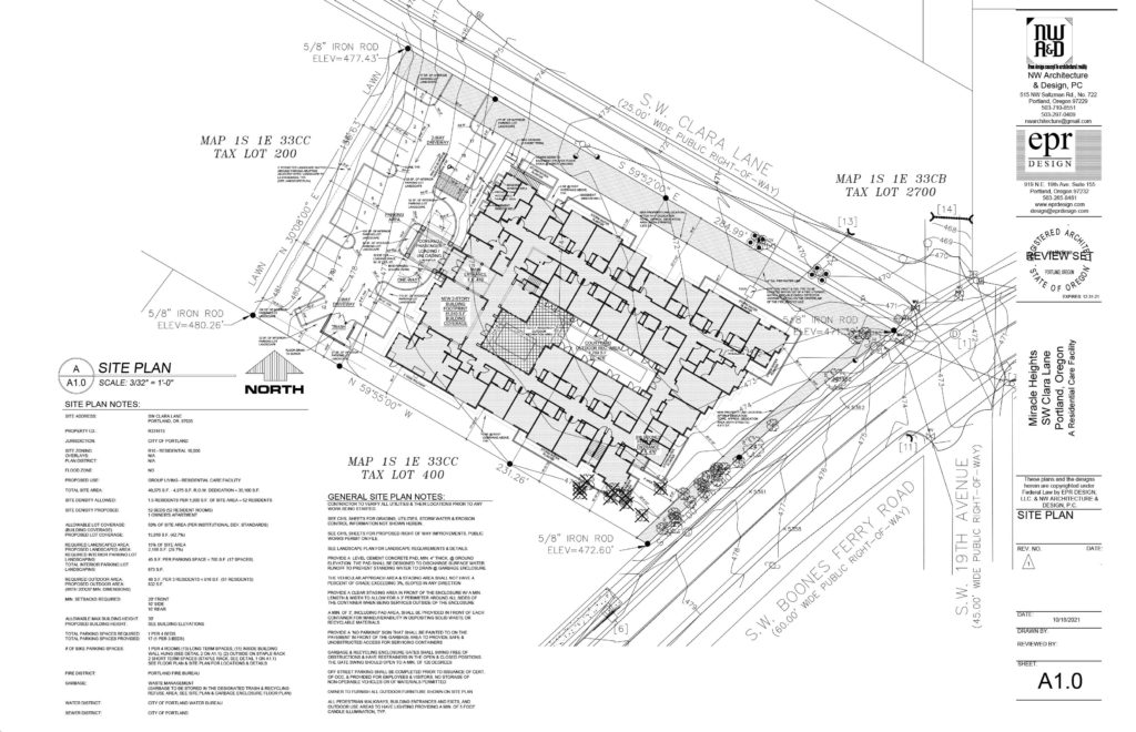 Miracle Heights Site Plan